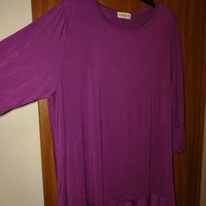 Purple larace brand shirt